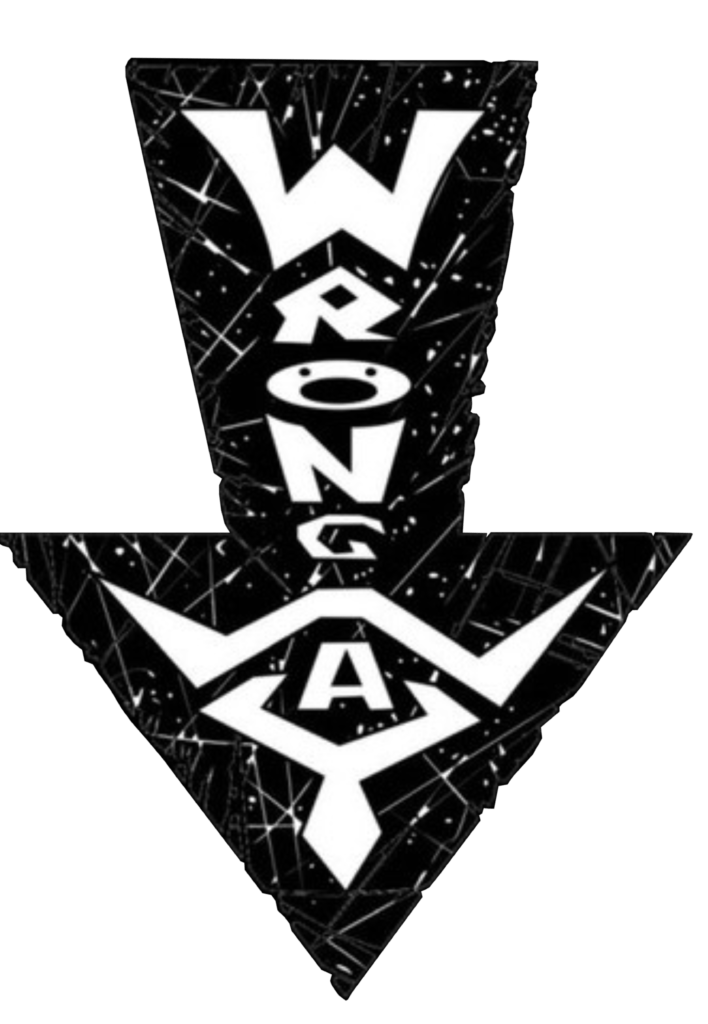 Wrong Way logo black