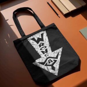 Wrong Way tote bag black