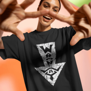 Wrong way shirt - black